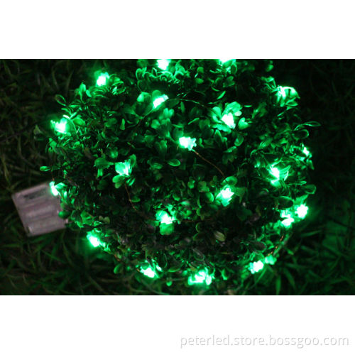 LED battery powered copper string light colorful wedding and festival decoration